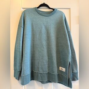 Southern Fried Cotton Teal Crewneck Sweatshirt